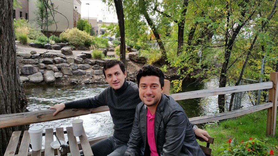 Levent Kutlu with M.U. Karakaplan, his coauthor and friend
